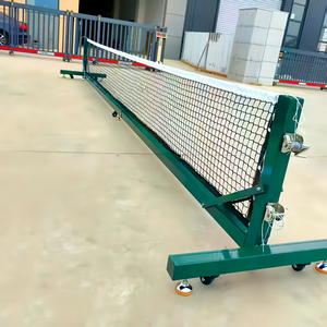 Red de Pickleball Profesional Portátil con Ruedas, Tamaño Reglamentario de 22 Pies, Sistema de Red de Pickleball Portátil con Tubo Galvanizado - Product Image 1