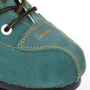 Patins à roulettes en peau de vache pour femmes et hommes chaussures Design à double rangée patins à roulettes classiques réglables de qualité supérieure - Product Image 6