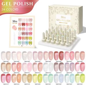 Ensemble de <span class=keywords><strong>vernis</strong></span> à ongles en gel réfléchissant rose fluorescent de 15ml avec logo personnalisé AS <span class=keywords><strong>Vernis</strong></span> à ongles en gel UV LED semi-permanent à base d'eau - Product Image 4