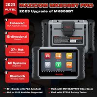 Alat diagnostik pemindai OBD2 MK808Z-BT, untuk Autel MaxiCOM MK808BT PRO, sistem Penuh tes aktif dua arah mesin baterai