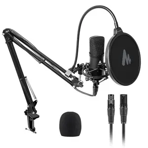 MAONO Condensator Microfoon Kit Lossless Geluidskwaliteit 16 mm Diameter Cord mic