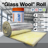 Rollo de Aislamiento Térmico de Fibra de Vidrio con Lámina de Aluminio ASTM C518 de América, R15, 3.5 Pulgadas, Material Ignífugo A1, Mantas de Lana de Vidrio