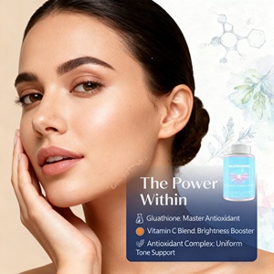 Cápsulas Blanqueadoras de Piel, Píldoras Blanqueadoras con L-Glutatión 2000mg, Suplemento Efectivo para Aclarar la Piel - Product Image 2