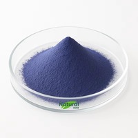Bubuk Ekstrak Herbal Bunga Kacang Kupu-kupu Alami 100% Murni Alami Blue Matcha Kemasan Vakum Drum Kualitas Makanan Sehat
