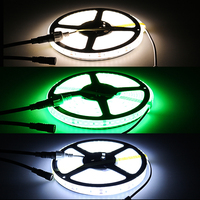 Lampu Strip LED Fleksibel RGBW DC 12V 5050 5m 96 LED/m IP33 6000K Tembaga dengan Kontrol Suara USB/Wi-Fi