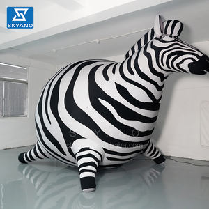 Zebra Inflable Obesa, Mascota de Dibujos Animados Inflable, Material de Felpa - Product Image 3