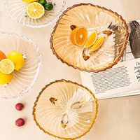 Assiette à salade de fruits colorée de style minimaliste nordique, motif uni, créative, pour fruits secs, gâteaux, collations et bonbons, pour la maison