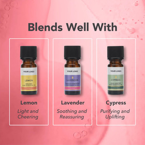 Huile essentielle de géranium végétalienne à marque privée pour les soins de la peau, huile de géranium rosat 100 % pure pour l'aromathérapie, la fabrication de savons et de bougies - Product Image 4