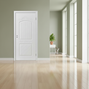 Apartemen Mewah Pintu Keamanan Anti Maling Berlapis Baja Modern Tahan Air Berbahan Kayu dengan Bukaan Samping - Product Image 4
