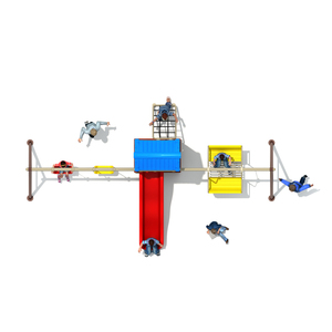Fabricante Personaliza <span class=keywords><strong>Parques</strong></span> <span class=keywords><strong>Infantiles</strong></span> de Acero y Plástico para Jardín, <span class=keywords><strong>Parques</strong></span> Deportivos, Toboganes y Columpios <span class=keywords><strong>Pequeños</strong></span> de Aventura - Product Image 6