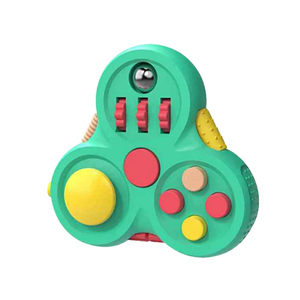 Mainan tekan tombol tekan plastik baru, gamepad Segitiga ujung jari gyro dekompresi fidget toy