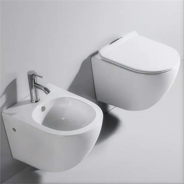 SUMI Fábrica CE Certificado Bom Preço WC Bidé WC Rimless Set