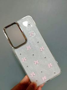 GSCASE <span class=keywords><strong>Coque</strong></span> de téléphone rigide de couleur vive papillon cerise diamant pour <span class=keywords><strong>Iphone</strong></span> 14 Pro Max 15 Plus 13 12 <span class=keywords><strong>11</strong></span> <span class=keywords><strong>Coque</strong></span> de téléphone - Product Image 3