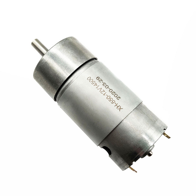 Bringsmart JGB37-550 6v Customize Shaft 37mm Diameter Low Noise All Metal Gear for Vehicles 12v Electric Dc Motor with Gearbox