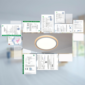 Từ xa đơn giản hành lang trang trí trong nhà đèn lịch thi đấu siêu mỏng Dimmable hiện đại bề mặt gắn phòng ngủ Vòng <span class=keywords><strong>LED</strong></span> Đèn trần - Product Image 4