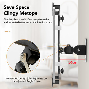 Support de <span class=keywords><strong>tablette</strong></span> mural flexible rotatif à 360 degrés Support paresseux en métal en aluminium pour téléphone portable et <span class=keywords><strong>tablette</strong></span> Conception de suspension murale - Product Image 4
