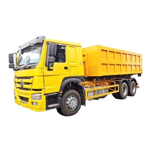Camion à benne basculante Sino Howo 6X4 à bras articulé pour déchets, véhicule à conteneurs amovibles - Product Image 5