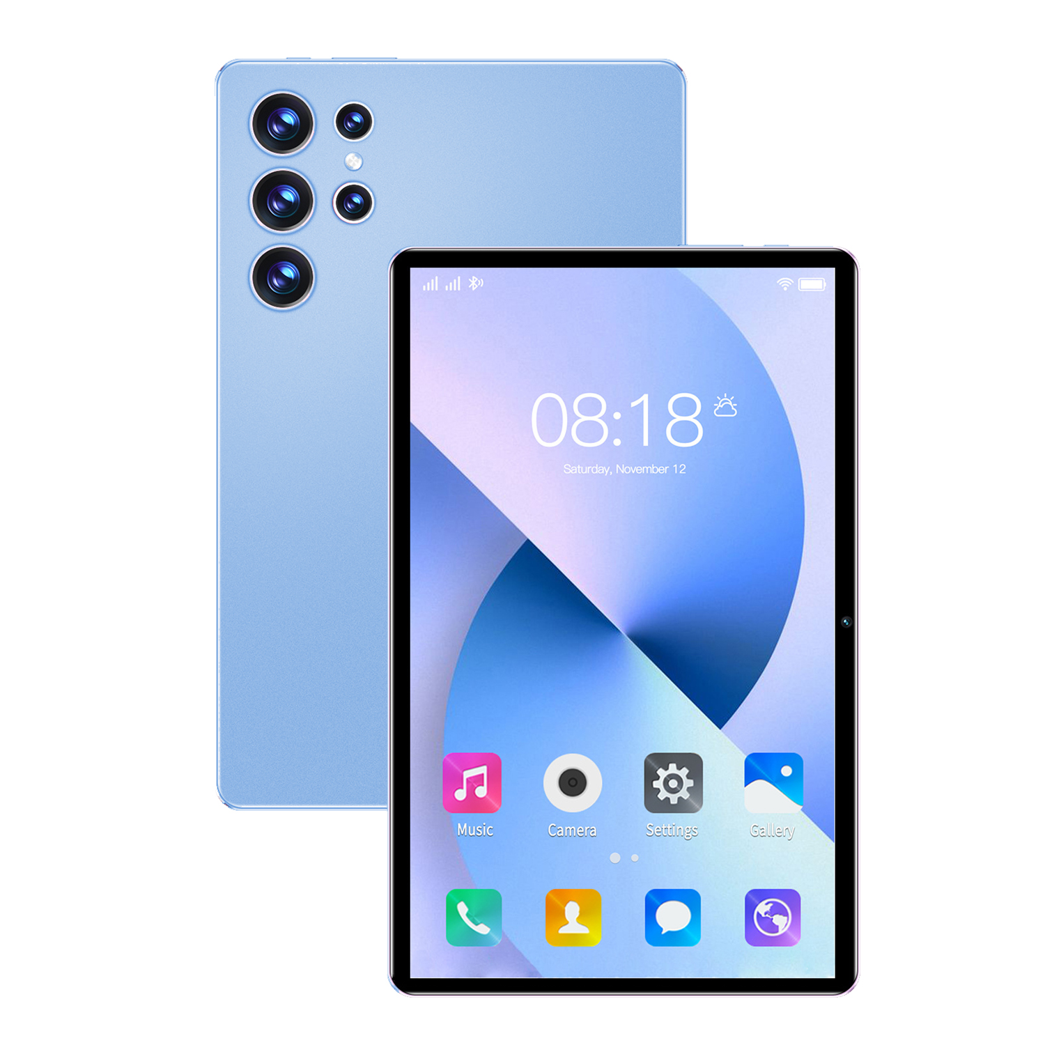 10.1 Inch Android 12 Tablet PC, 6GB RAM, 128GB Storage, MTK6762