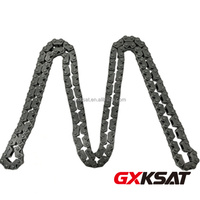 Cadena de Distribución para Motor de Motocicleta GXKSAT, 87 Eslabones 4x5, Compatible con KWK KLR650 KL650 OEM 92057-1358, Acero Aleado