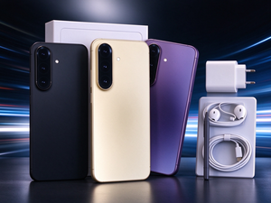 Smartphones A56 5G, équipés d'une caméra intégrée haute définition, offrant un effet selfie impeccable, préférés des créateurs de contenu et des amateurs de selfies. - Product Image 5