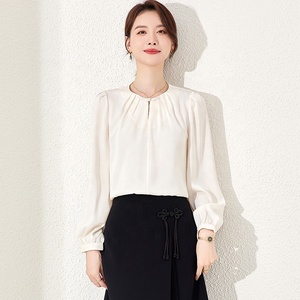 Profesional Original chino Oficina señoras estilos de moda de jóvenes Oficina Tops y blusas para mujeres - Product Image 4