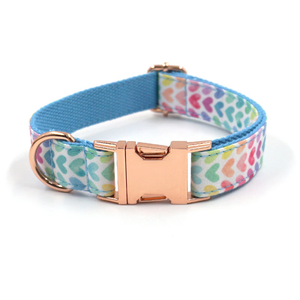 Ensemble laisse et harnais pour chien de luxe avec patch cœur décoratif, rembourré et réglable pour chiot, idéal pour les voyages et l'entraînement en extérieur - Product Image 3