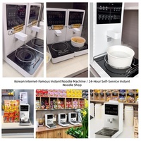 Cocedor de Fideos Coreanos Automático e Inteligente de 3 Minutos, Máquina de Fideos de Autoservicio para Tiendas de Conveniencia
