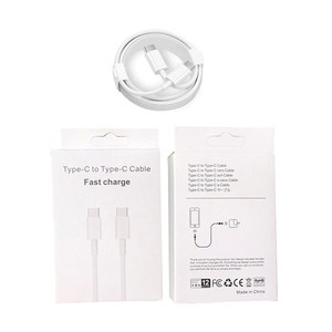 Cavo Dati Universale Type <span class=keywords><strong>C</strong></span> a USB <span class=keywords><strong>C</strong></span> da 60W con Confezione per iPhone 15 16pro 16 Pro Max Xiaomi, Cavo Type <span class=keywords><strong>C</strong></span> per Ricarica Rapida - Product Image 2