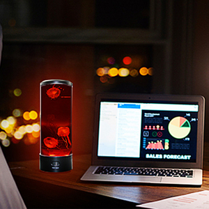 फैक्टरी थोक गर्म बिक्री रात को प्रकाश रंग बदलते मूड काल्पनिक रिमोट कंट्रोल जेलीफ़िश दीपक का नेतृत्व किया - Product Image 6