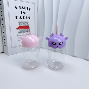 Bouteille de stockage mignonne avec bouteille de <span class=keywords><strong>gourde</strong></span> et bouchon diable 190ml bouteille PET grande capacité cadeau d'Halloween - Product Image 6