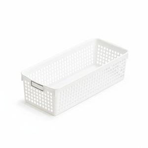 Cesto portaoggetti Inomata nome lungo in colore bianco - Product Image 1