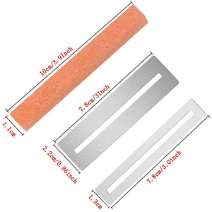 Kit de 6 Herramientas para <span class=keywords><strong>Luthier</strong></span> de Guitarra con Lima para Corostrar Trastes, Corostrador de Trastes de Acero Inoxidable y Protectores de Diapasón - Product Image 4
