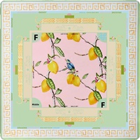 Tapis de Mahjong Esthétique Américain Rouge à Motifs Floraux et Oiseaux Jaunes, Protection de Table en Caoutchouc Écologique et Durable pour Jeux à Domicile et Poker