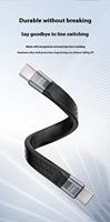 Cable USB-C a USB-C de 240W y 40Gbps con Función Completa, Carga Rápida, Transferencia de Datos Thunderbolt Tipo C, Cable USB4 Corto
