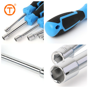 Nhiệm vụ nặng nề an ninh 5/5.5/6/7/8/9/10 mét Metric <span class=keywords><strong>Screwdriver</strong></span> CRV lục giác HEX Nut điều khiển thiết lập cho Nut thắt chặt và unscrewing - Product Image 4