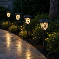 Lampes solaires LED étanches pour extérieur, pour pelouse, jardin, allée, paysage, lampes de sol pour cour, cour intérieure, décoration de chemin