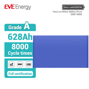 <span class=keywords><strong>Ve</strong></span> mới đến 3.2V 628ah LiFePO4 Pin Điện lưu trữ năng lượng LiFePO4 mb56 lăng trụ Lithium Ion di động - Product Image 1
