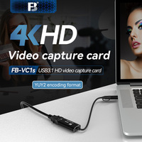 FB VC1S 4K30Hz kartu penangkap Video 1080p60Hz YUY2 Output Android mendukung USB/DC Input MP4 Format rekaman