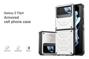 Funda de teléfono plegable de fibra de carbono, funda de lujo a prueba de golpes para <span class=keywords><strong>Samsung</strong></span> <span class=keywords><strong>Z</strong></span> Flip <span class=keywords><strong>4</strong></span> - Product Image 4