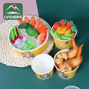 Offre Spéciale usine en gros blanc bol en papier jetable de qualité alimentaire 24oz bol en papier - Product Image 5