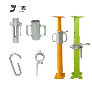 SANYE Aluminum Formwork Accessories Prop Nut Sleeve G Pin Scaffolding Adjustable Build Steel Props For Construction