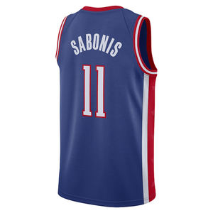 Herren Sacramento #11 Domantas Sabonis Basketball Trikot Bestickte Jugend Sommer uniform mit City Edition Logos Genähte Hemden - Product Image 3