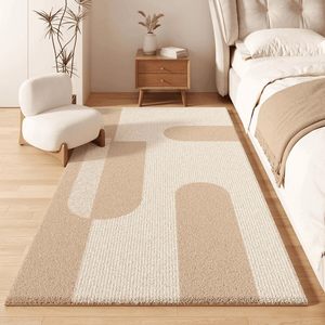 Tapis de chambre de luxe rectangulaire imitation cachemire lavable en machine pour chambre principale ou chambre d'hôtes - Product Image 3
