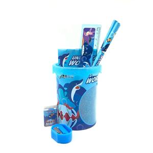 Bolígrafo contenedor traje regla de dibujos animados papelería portátil Jardín de Infantes Escuela Primaria estudiantes regalo de cumpleaños - Product Image 3