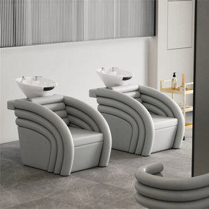 Nuevo Diseño de Moda: Sillón Lavacabezas Semi-Reclinable para Salón de Belleza - Product Image 5