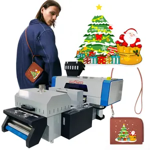 kingjet mesin printer dtf black tshirt a3 professional & senior dtf printing equipment colorful 30 cm dtf printer dual head