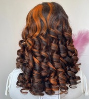 Peluca de Cabello Humano Vietnamita Virgen SDD, Rizos Voluminosos, Densidad 250%, Sin Pegamento, Lista para Usar, Encaje Frontal HD 13x6, Precortada y Predecolorida
