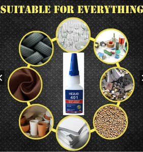 Super pegamento instantáneo HiGlue 401 403 406 415 460 480 495 502 metal plástico caucho adhesivo Super pegamento - Product Image 5