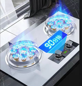 Eingebautes 2-Flammen-Gaskochfeld aus Edelstahl mit elektronischer Zünd klasse Energie effizient für den Hausgebrauch im Freien - Product Image 5