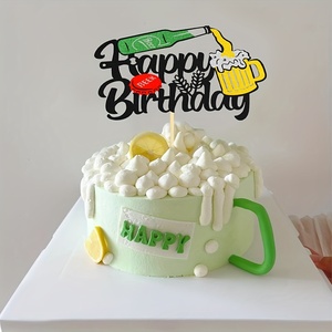 Adorno <span class=keywords><strong>para</strong></span> <span class=keywords><strong>Pastel</strong></span> <span class=keywords><strong>de</strong></span> Cumpleaños <span class=keywords><strong>de</strong></span> Cerveza, <span class=keywords><strong>Decoración</strong></span> <span class=keywords><strong>para</strong></span> Fiesta <span class=keywords><strong>de</strong></span> Cerveza <span class=keywords><strong>para</strong></span> Hombres - Product Image 4